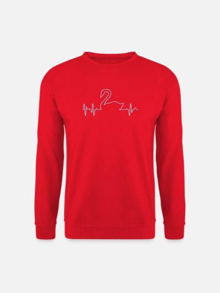 Schwan - Unisex Pullover - Rot