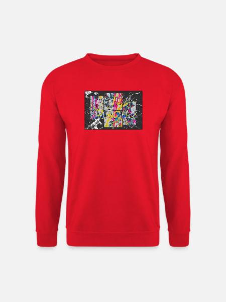 ungeordnetes_wirres - Unisex Pullover - Rot