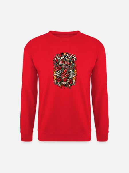 Herzbreak Motel Neon Tattoo - Unisex Pullover - Rot