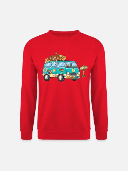 70er Camper Wohnmobil - Unisex Pullover - Rot