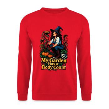 Hexengarten Body Count - Unisex Pullover - Rot - Vorne - Alina (178cm) & Michal (187cm)