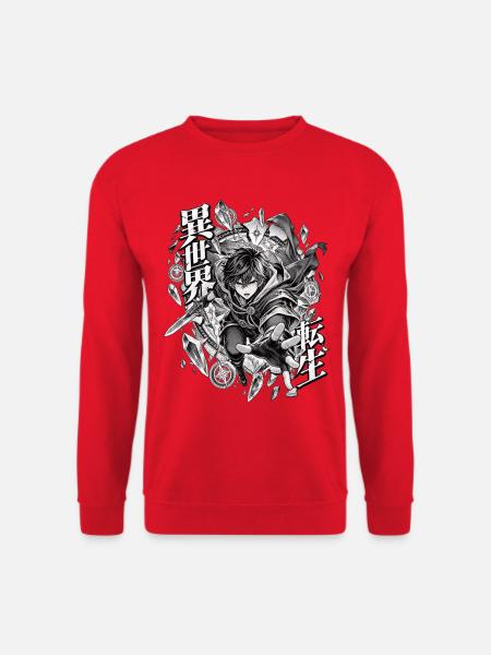 Isekai Kristallheld - Unisex Pullover - Rot