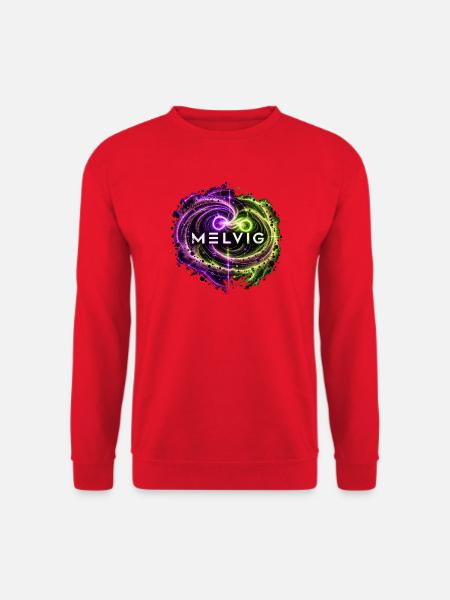 MELVIG Wolf-Rayet – Kosmische Staubringe - Unisex Pullover - Rot