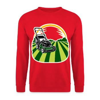 MOW STRIPE READY - Unisex Pullover - Rot - Vorne - Alina (178cm) & Michal (187cm)