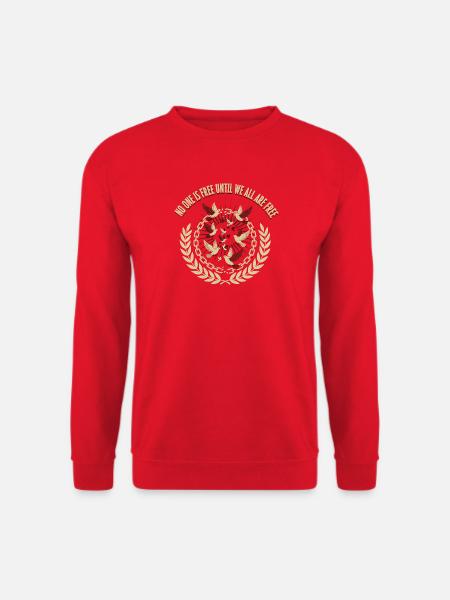 Gemeinsam Frei Taubenkreis - Unisex Pullover - Rot