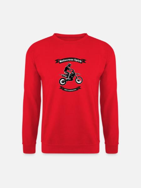 motocross spirit - Unisex Pullover - Rot
