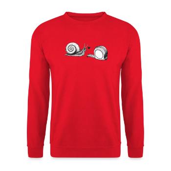 Liebe ist Liebe - Unisex Pullover - Rot - Vorne - Alina (178cm) & Michal (187cm)