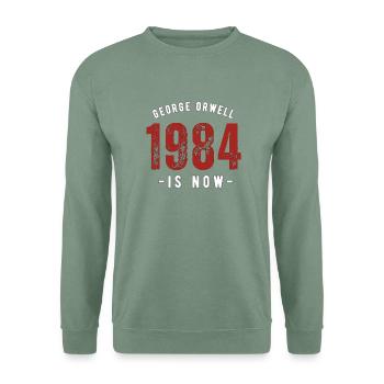 GEORGE ORWELL 1984 - Unisex Sweatshirt - steel green - Front