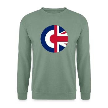 Britische Mods - Unisex Pullover - Graugrün - Vorne