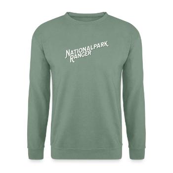 Nationalpark Ranger – Wildhüter & Naturschutz - Unisex Pullover - Graugrün - Vorne