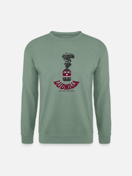 Ludmilla vor mit Rauch BR 130 131 132 230 231 232 - Unisex Pullover - Graugrün