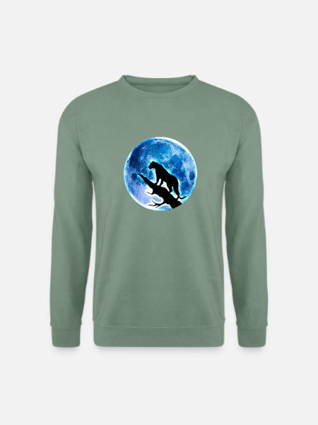 Vollmond - Unisex Pullover - Graugrün