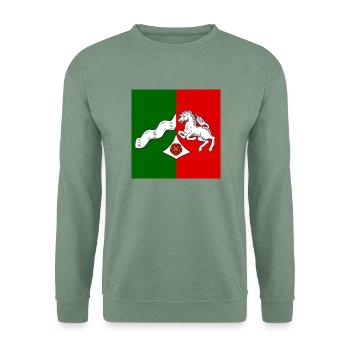 Nordrhein-Westfalen Maske - Unisex Pullover - Graugrün - Vorne