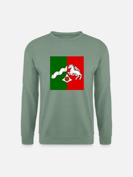 Nordrhein-Westfalen Maske - Unisex Pullover - Graugrün