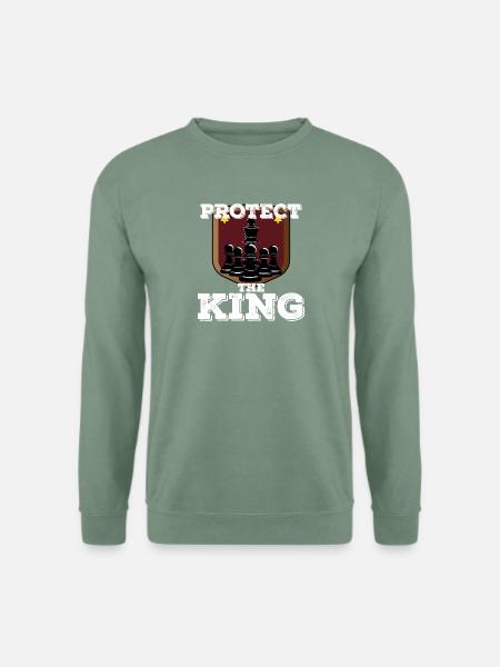 schach - Unisex Pullover - Graugrün