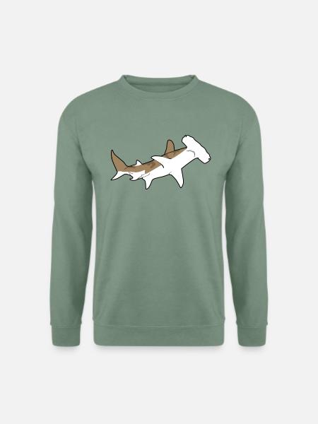 Hammerhai - Unisex Pullover - Graugrün
