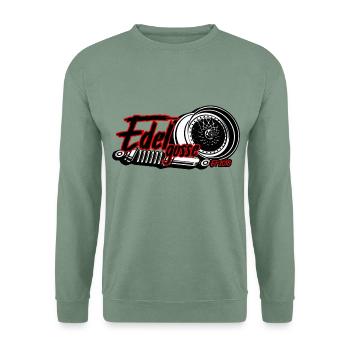 Felgen - Fahrwerk - Edelgosse2018 - Unisex Pullover - Graugrün - Vorne