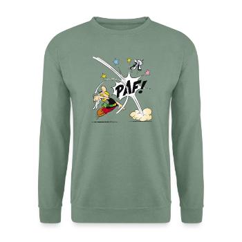Asterix & Obelix - Asterix Faust - Unisex Pullover - Graugrün - Vorne