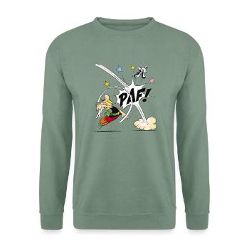 Asterix & Obelix - Asterix Faust - Unisex Pullover - Graugrün - Vorne