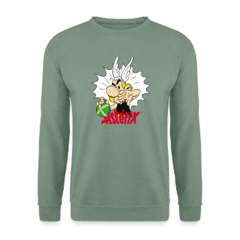 Asterix & Obelix Weg Von Meinem Zaubertrank - Unisex Pullover - Graugrün - Vorne