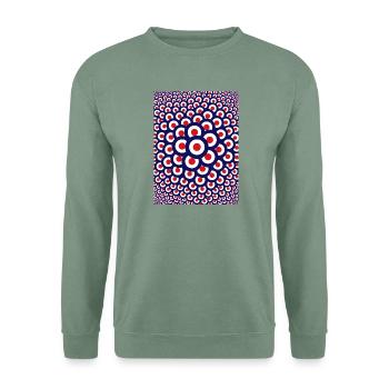 Mod Swarm - Unisex Pullover - Graugrün - Vorne
