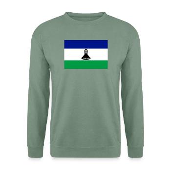 Lesotho - Unisex Pullover - Graugrün - Vorne