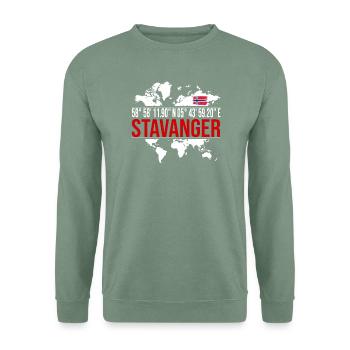 Stavanger - Unisex Pullover - Graugrün - Vorne