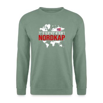 Nordkap - Unisex Pullover - Graugrün - Vorne