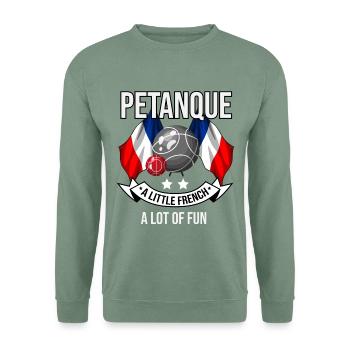A Little French, A Lot Of Fun – Boule - Unisex Pullover - Graugrün - Vorne