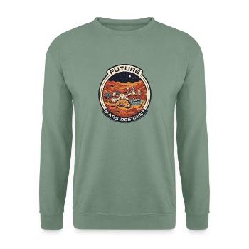 Future Mars Resident - Unisex Pullover - Graugrün - Vorne