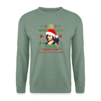 Pascal-Weihnachten - Unisex Pullover - Graugrün - Vorne