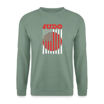Judo - Unisex Pullover - Graugrün - Vorne