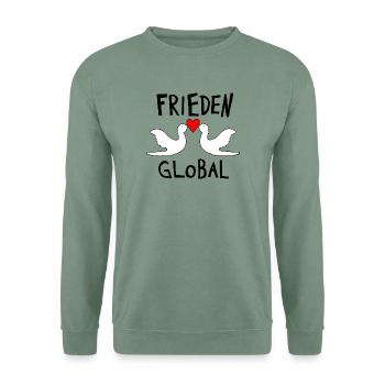 FRIEDEN GLOBAL - Unisex Pullover - Graugrün - Vorne