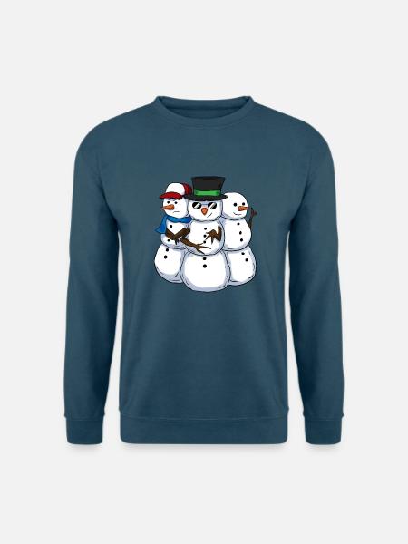 Cool Snowmans Coole Schneemänner - Unisex Pullover - Indigoblau