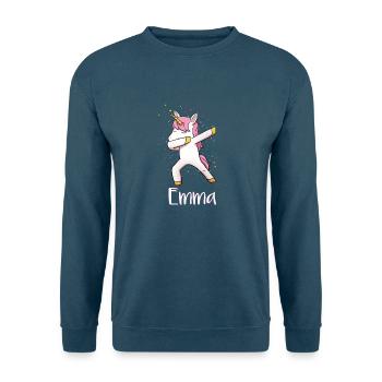 Emma - Unisex Pullover - Indigoblau - Vorne