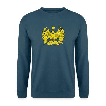 Römer Rom Römisch SPQR Roma - Unisex Pullover - Indigoblau - Vorne