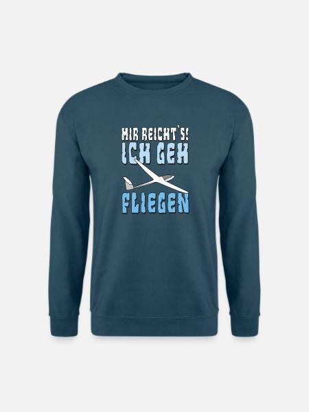 mir reichts ich geh fliegen - Unisex Pullover - Indigoblau