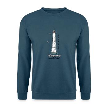 MARJANIEMI HAILUOTO T-SHIRTS UND LIGHTHOUSE PRODUKTE - Unisex Pullover - Indigoblau - Vorne