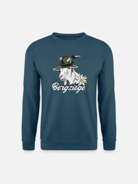 Bergziege Klettern Edelweiß Bergtour Geschenk - Unisex Pullover - Indigoblau