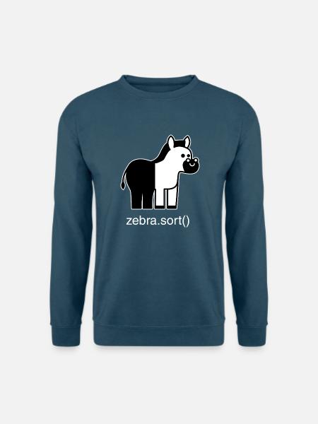 Assorted zebra - Unisex Sweatshirt - indigo blue