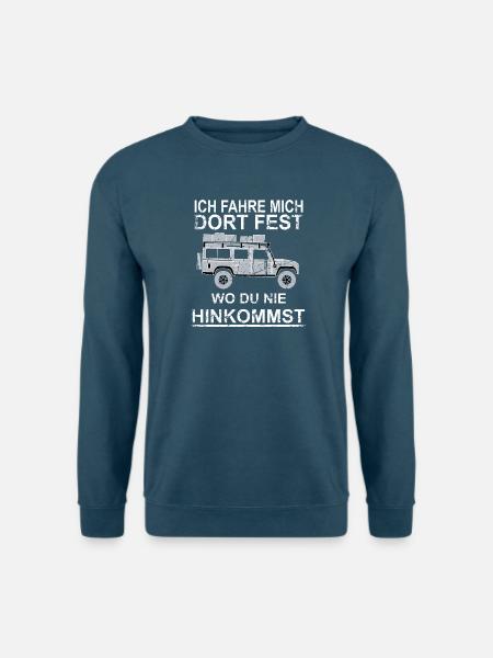 Defender Dachzelt Offroad 4x4 Reisefahrzeug - Unisex Pullover - Indigoblau