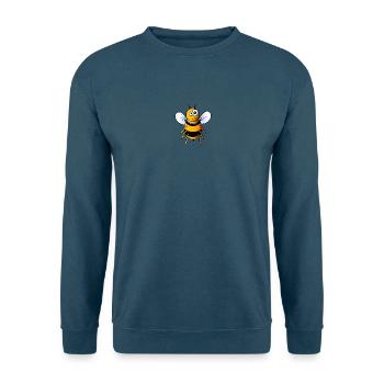 Comic Biene - Unisex Pullover - Indigoblau - Vorne