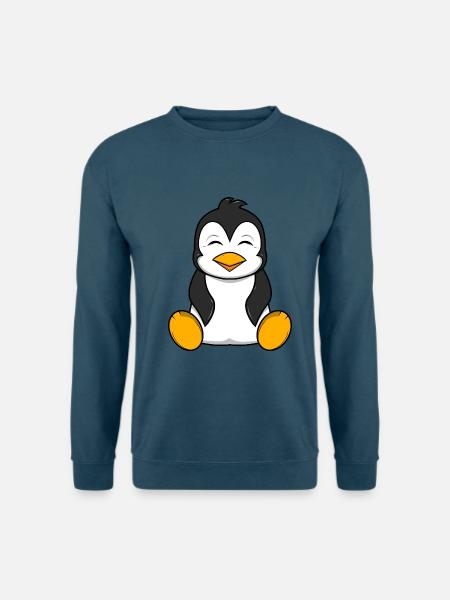 Pinguin - Unisex Pullover - Indigoblau