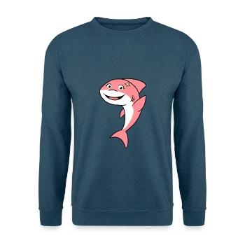 Hai Süß, Süßer Hai - Unisex Pullover - Indigoblau - Vorne