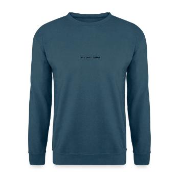 Ente + 29PS = 113km/h Shirt Geschenk Spruch - Unisex Pullover - Indigoblau - Vorne