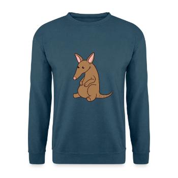Erdferkel - Unisex Pullover - Indigoblau - Vorne