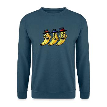 Banane lustig witzig spaßig Bananen Obst Frucht - Unisex Pullover - Indigoblau - Vorne