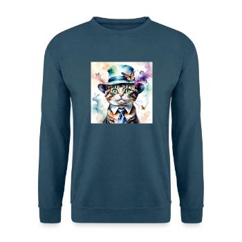 Monsieur Hercule - Unisex Pullover - Indigoblau - Vorne