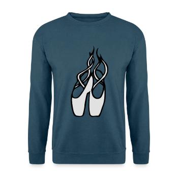 Chaussures de ballet filles Ballet danseurs Comic - Sweat-shirt Unisexe - bleu indigo - Devant