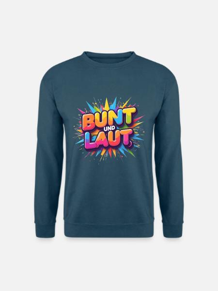 Bund und Laut - Unisex Pullover - Indigoblau
